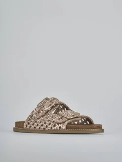 Best Ciabatte tacco 1cm pelle Donna Ciabatte