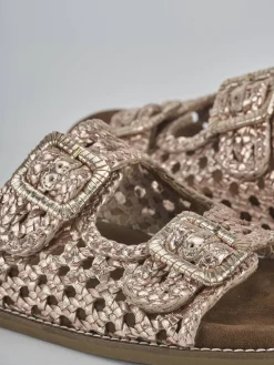 Best Ciabatte tacco 1cm pelle Donna Ciabatte