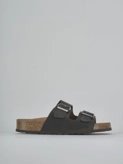 Best Ciabatte tacco 1cm pelle testa Uomo Ciabatte