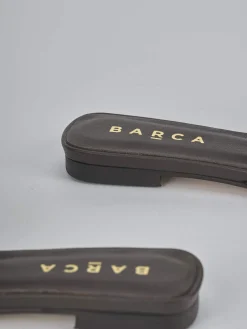 Discount Ciabatte tacco 1cm pelle testa Donna Ciabatte