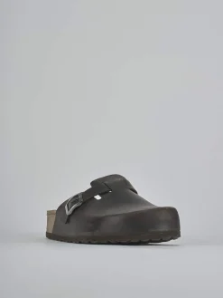 Online Ciabatte tacco 1cm pelle Uomo Ciabatte