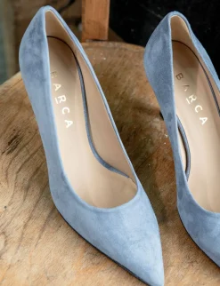 Online Décolleté tacco 7cm camoscio Donna Décolleté