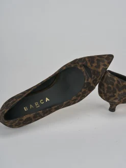 Décolleté tacco 3cm camoscio Donna Décolleté