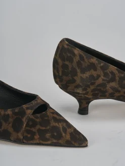 Décolleté tacco 3cm camoscio Donna Décolleté