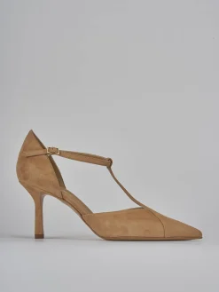 New Décolleté tacco 7cm camoscio Donna Décolleté