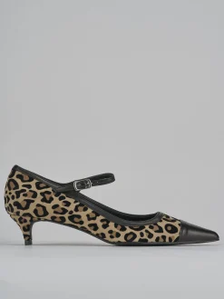 Online Décolleté tacco 3cm camoscio Donna Décolleté