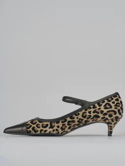 Online Décolleté tacco 3cm camoscio Donna Décolleté