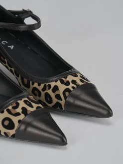 Online Décolleté tacco 3cm camoscio Donna Décolleté