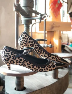 Online Décolleté tacco 3cm camoscio Donna Décolleté