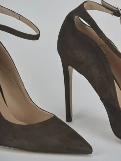 New Décolleté tacco 10cm camoscio testa Donna Décolleté