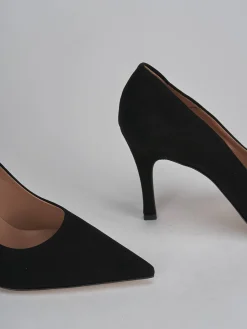 Discount Décolleté tacco 9cm camoscio Donna Décolleté