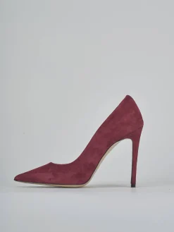 Clearance Décolleté tacco 10cm camoscio bordo' Donna Décolleté