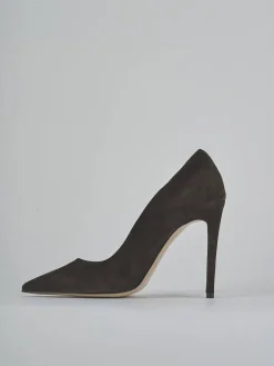 Outlet Décolleté tacco 10cm camoscio testa Donna Décolleté