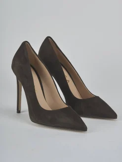 Outlet Décolleté tacco 10cm camoscio testa Donna Décolleté