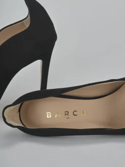 Clearance Décolleté tacco 10cm camoscio Donna Décolleté