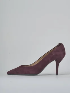 Online Décolleté tacco 7cm camoscio bordo' Donna Décolleté