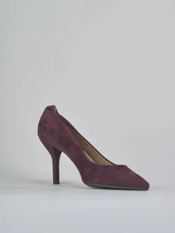 Online Décolleté tacco 7cm camoscio bordo' Donna Décolleté