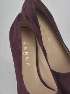 Online Décolleté tacco 7cm camoscio bordo' Donna Décolleté