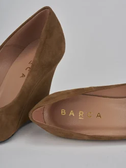 Hot Décolleté tacco 9cm camoscio Donna Décolleté