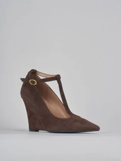 Décolleté tacco 9cm camoscio testa Donna Décolleté