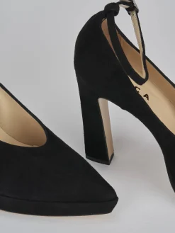 Discount Décolleté tacco 11cm camoscio Donna Décolleté