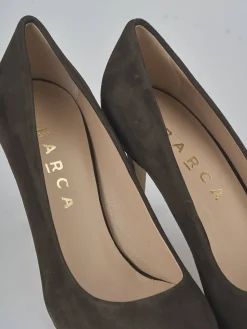 Décolleté tacco 7cm camoscio testa Donna Décolleté