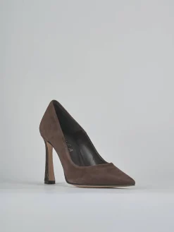 Hot Décolleté tacco 9cm camoscio testa Donna Décolleté