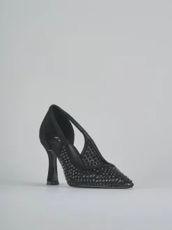 Outlet Décolleté tacco 8cm camoscio sostenible Donna Décolleté