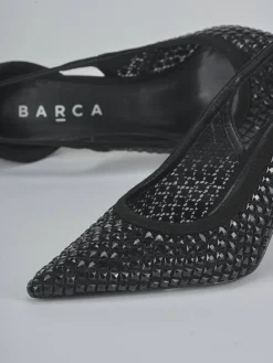 Outlet Décolleté tacco 8cm camoscio sostenible Donna Décolleté