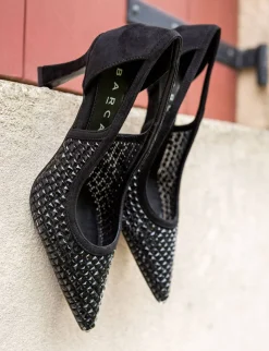 Outlet Décolleté tacco 8cm camoscio sostenible Donna Décolleté