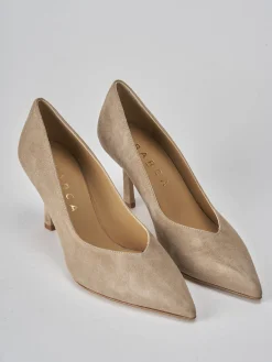 Online Décolleté tacco 7cm camoscio Donna Décolleté