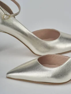 Clearance Décolleté tacco 7cm laminato Donna Décolleté