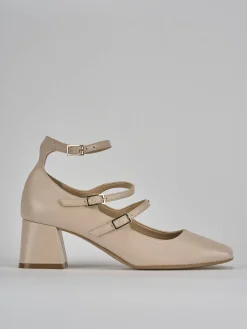 Clearance Décolleté tacco 6cm pelle Donna Décolleté