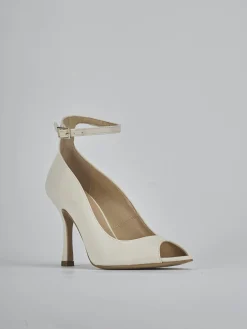 Outlet Décolleté tacco 9cm pelle Donna Décolleté