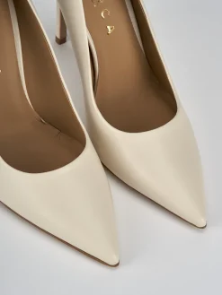 Clearance Décolleté tacco 10cm pelle Donna Décolleté