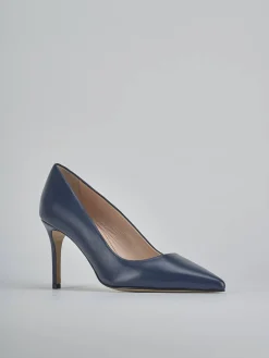 Clearance Décolleté tacco 7cm pelle Donna Décolleté