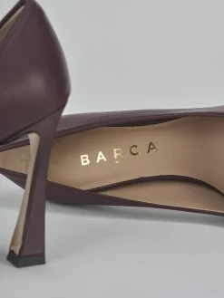 Hot Décolleté tacco 9cm pelle bordo' Donna Décolleté