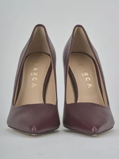 Outlet Décolleté tacco 10cm pelle bordo' Donna Décolleté