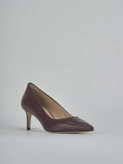 Sale Décolleté tacco 5cm pelle bordo' Donna Décolleté