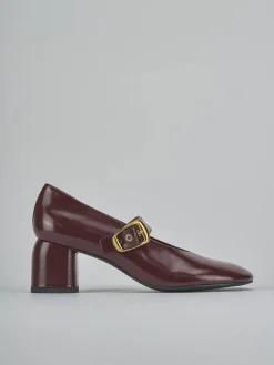 Online Décolleté tacco 6cm pelle bordo' Donna Décolleté