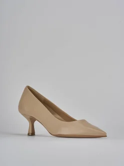 Outlet Décolleté tacco 5cm pelle Donna Décolleté