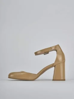 Discount Décolleté tacco 7cm pelle Donna Décolleté