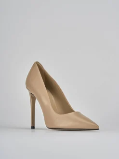 Outlet Décolleté tacco 10cm pelle Donna Décolleté