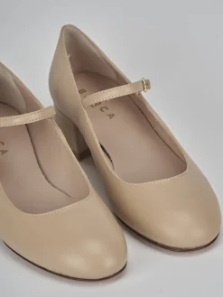 Outlet Décolleté tacco 4cm pelle Donna Décolleté