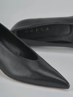 Clearance Décolleté tacco 5cm pelle Donna Décolleté