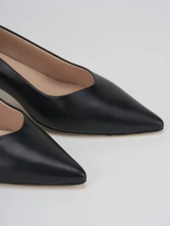 Outlet Décolleté tacco 5cm pelle Donna Décolleté