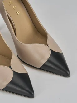 Outlet Décolleté tacco 11cm pelle Donna Décolleté