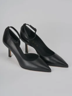 Clearance Décolleté tacco 7cm pelle Donna Décolleté