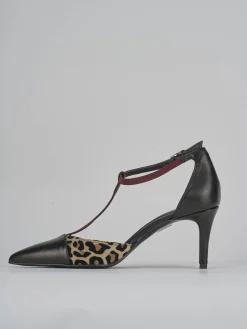 Discount Décolleté tacco 7cm pelle Donna Décolleté