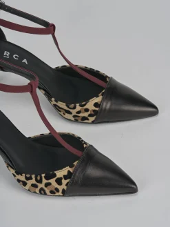 Discount Décolleté tacco 7cm pelle Donna Décolleté